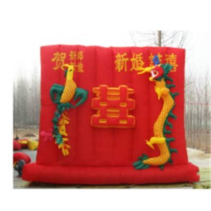 广东龙凤呈祥充气背景台